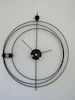 ساعت دیواری مینیمال فلزی مدل Black Circle