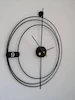 ساعت دیواری مینیمال فلزی مدل Black Circle