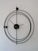 ساعت دیواری مینیمال فلزی مدل Black Circle