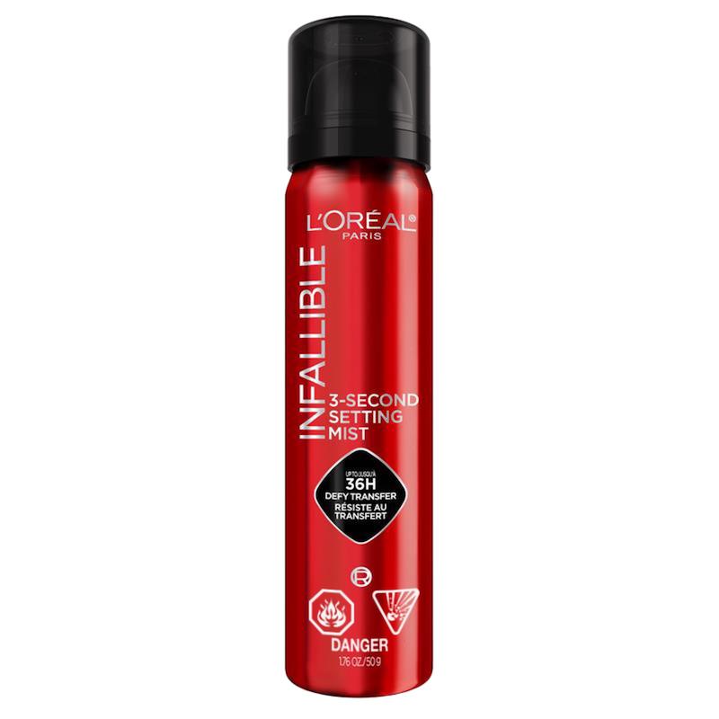 اسپری فیکس ضدآب ۳۶ ساعته لورال پاریس L’Oréal Paris Infaillible Waterproof Make-Up Fixing Spray 36H