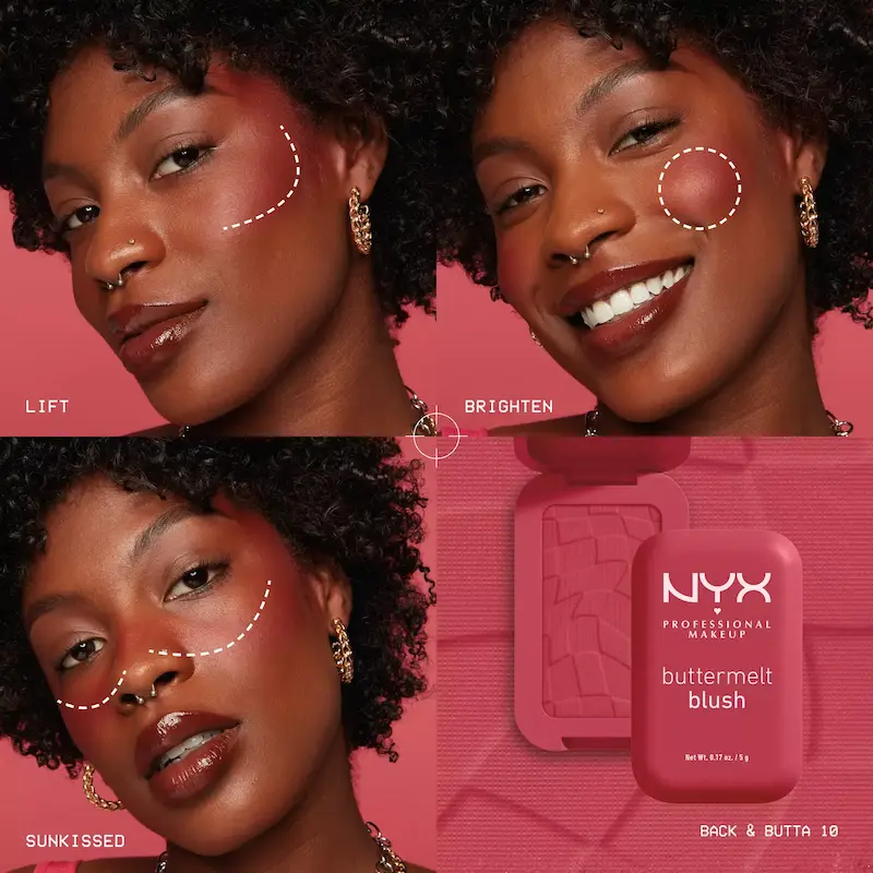 رژگونه پودری باترملت نیکس NYX Buttermelt Blush