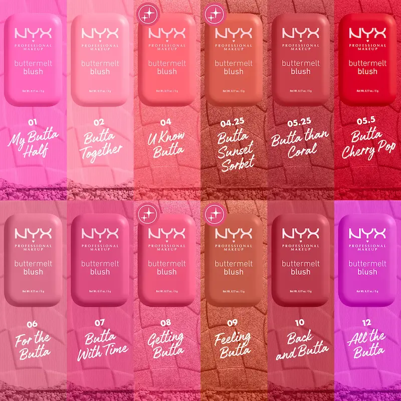 رژگونه پودری باترملت نیکس NYX Buttermelt Blush