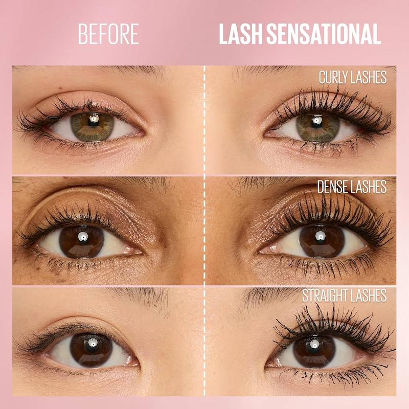 ریمل بلندکننده و حالت‌دهنده لش سنسیشنال میبلین Maybelline Lash Sensational Washable Mascara