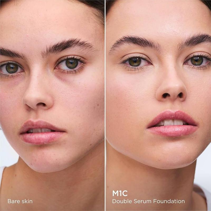سرم کرم پودر جوانساز دوگانه کلارنس Clarins Double Serum Foundation