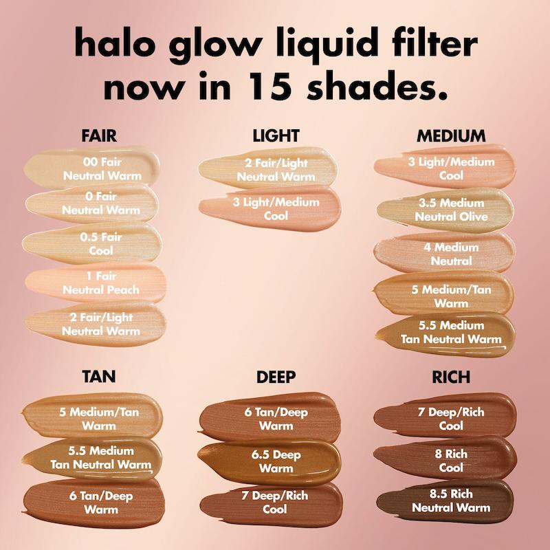 کرم پودر گلو لیکوئید الف e.l.f. Halo Glow Liquid Filter