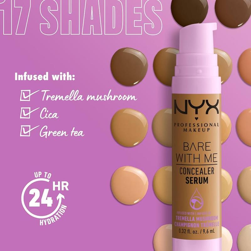کانسیلر سرمی نیکس NYX Bare With Me Concealer Serum