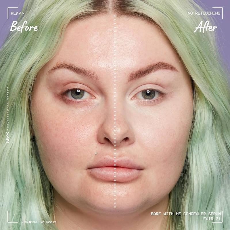 کانسیلر سرمی نیکس NYX Bare With Me Concealer Serum