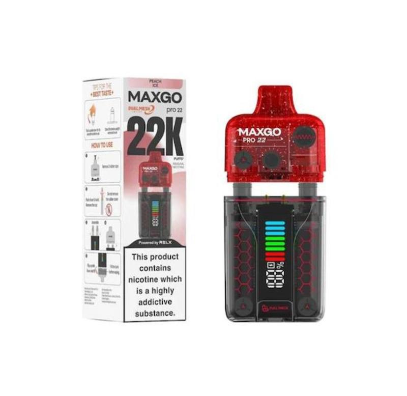 پاد (ویپ) قابل شارژ مجدد اقتصادی MaxGo Pro 22K