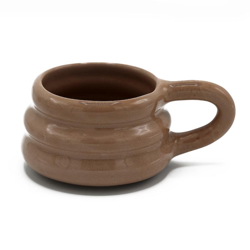 ماگ دست ساز مدل M1 قهوه ای