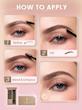 پالت سایه ابرو سه رنگ شیگلم مدل Puff Brow