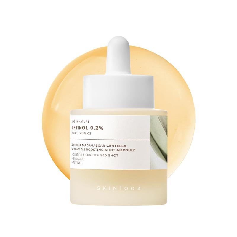 آمپول ضد چروک و جوانساز رتینول 0.2 درصد اسکین 1004 سنتلا Skin1004 Madagascar Centella Retinol 0.2 Boosting Shot Ampoule