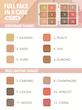 پالت سایه 12 رنگ شیگلم مدل All About That Face Multifunctional Face Palette رنگ  Vanilla Sculpt