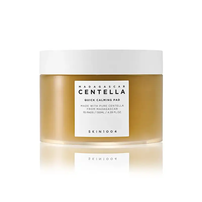  پد تونر تسکین دهنده سنتلا اسکین 1004 Quick Calming Pad Madagascar Centella Skin1004