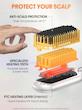 برس صاف کننده مو شیگلم مدل Sleek Chic Triple Grip Straightening Brush