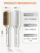 برس صاف کننده مو شیگلم مدل Sleek Chic Triple Grip Straightening Brush