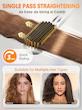 برس صاف کننده مو شیگلم مدل Sleek Chic Triple Grip Straightening Brush
