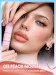 تینت لب و لیپ گلاس پیل آف شیگلم Line To Shine Peel-Off Lip Stain & Gloss Duo رنگ 013 Peach Mousse