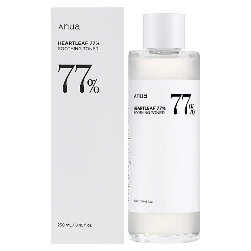 تونر تسکین دهنده 77% آنوا ANUA Heartleaf 77% Soothing Toner 
