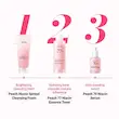 فوم شستشو روشن کننده و لایه بردار ملایم هلو آنوا Anua Peach Niacin Spread Cleansing Foam