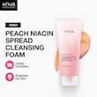 فوم شستشو روشن کننده و لایه بردار ملایم هلو آنوا Anua Peach Niacin Spread Cleansing Foam