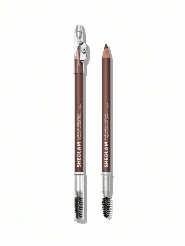 مداد ابرو دو سر برس دار شیگلم Fluff Line Eyebrow Pencil رنگ Auburn