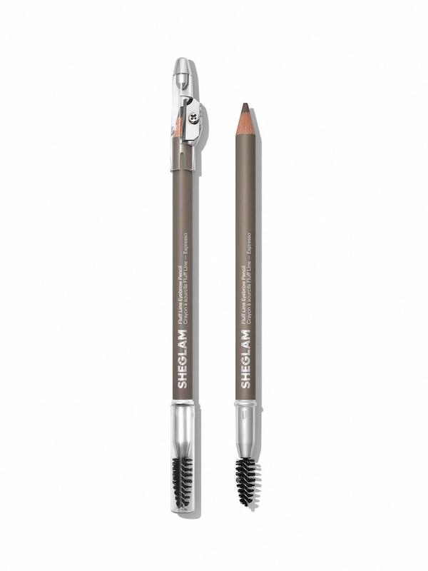 مداد ابرو دو سر برس دار شیگلم Fluff Line Eyebrow Pencil رنگ Espresso