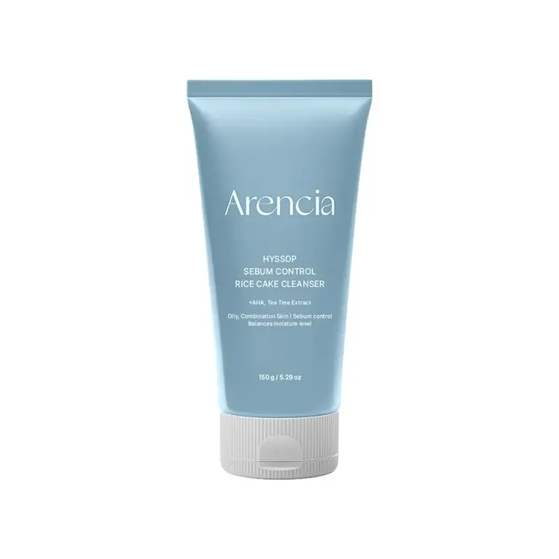 شوینده زوفا آرنسیا کنترل‌ کننده چربی و منافذ Arencia Hyssop Sebum Control Rice Cake Cleanser