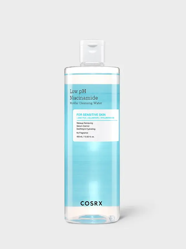 میسلار واتر آبرسان و تسکین دهنده نیاسینامید کوزارکس  Cosrx Low pH Niacinamide Micellar Cleansing Water