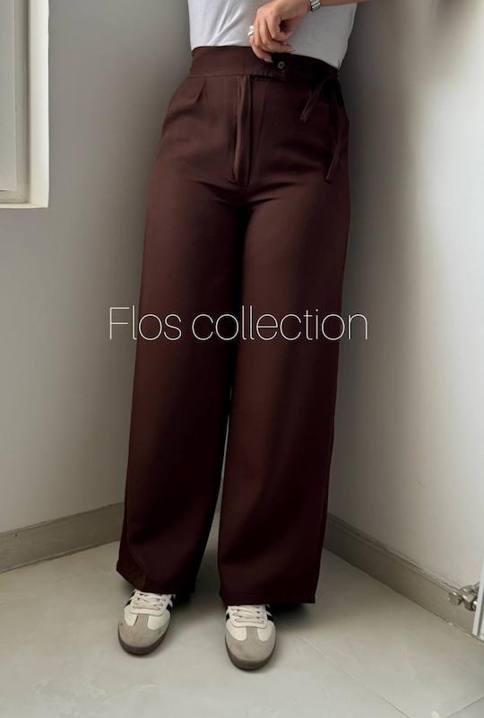 شلوار نیم بگ موکا