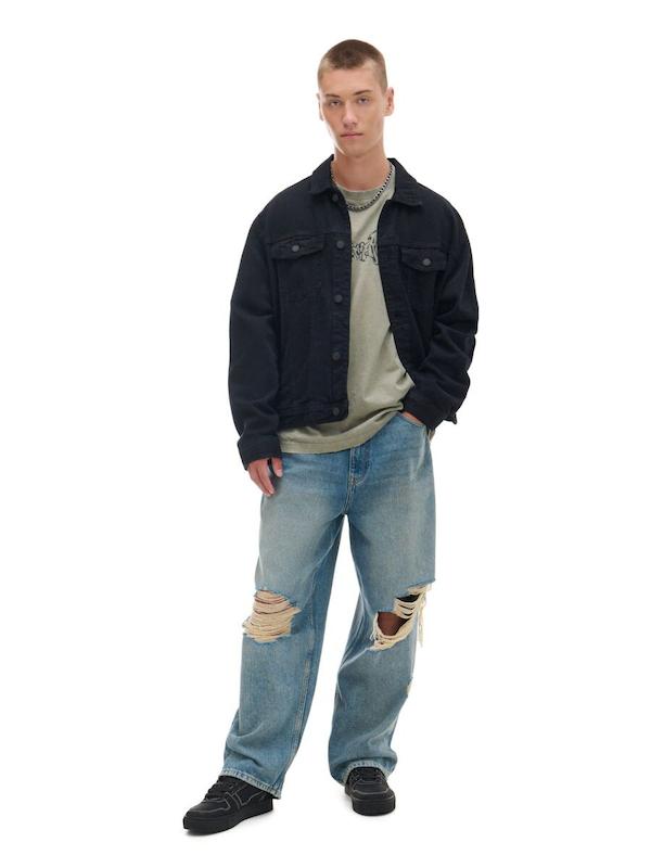 شلوار جین زاپ دار cropp