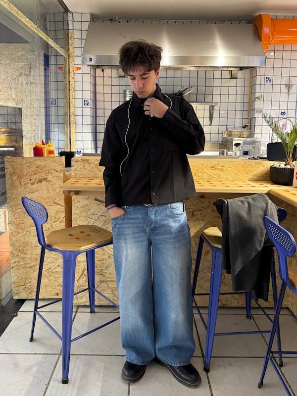 پیراهن آستین بلند باکسی zara 