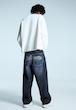 Bershka SUPER WITH STUDDED PATCH