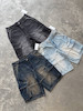 شلوارک جین کارگو Bershka 