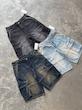 شلوارک جین کارگو Bershka 