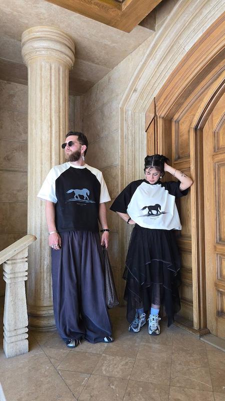 تیشرت رگلان طرح اسب 🐎