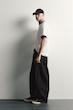 جین zara barrel fit washed pants 