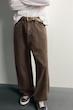 جین zara barrel fit washed pants 