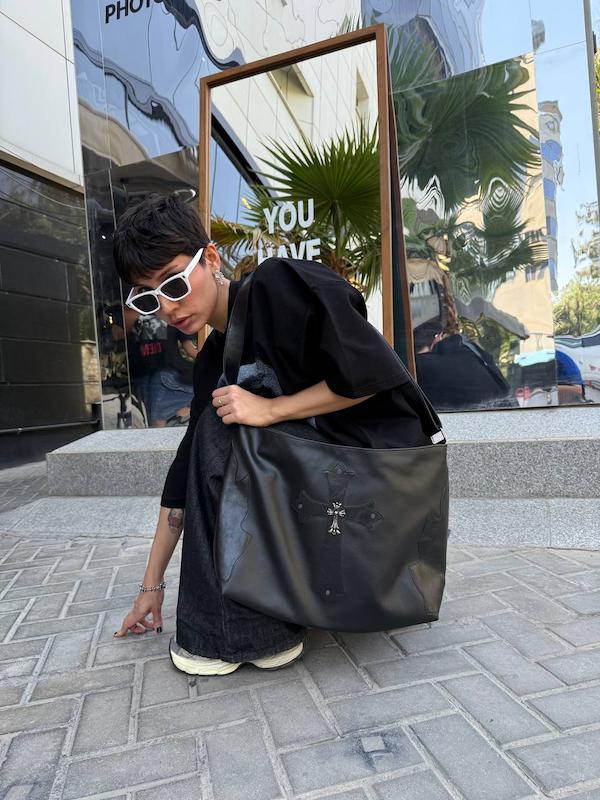 تت بگ چرمی chrome hearts 