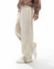 شلوار جین نیم بگ Bershka (stone washed)