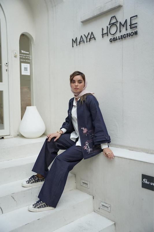 کت چهارخونه رز صورتی