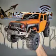 ماشین کنترلی Jeep wrangler Mn 222