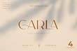 فونت انگلیسی الگانت مدرن فمینین (Carla)