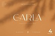 فونت انگلیسی الگانت مدرن فمینین (Carla)