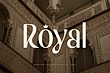 فونت انگلیسی یونیک لاکچری برای طراحی رویال (Royal)