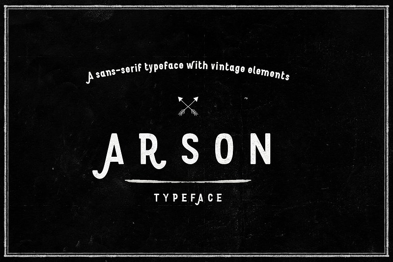 فونت انگلیسی آرسون (Arson)