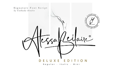 فونت انگلیسی آلسا بیلر (Alessa Beilaire)