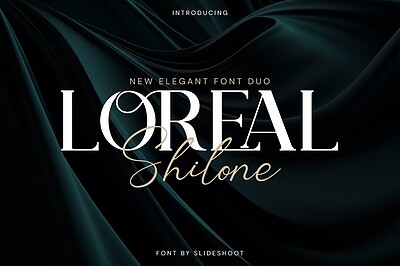 فونت انگلیسی لورآل شیلون (Loreal Shilone)