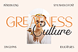 فونت انگلیسی گریتنس کالچر (Greatness Culture)