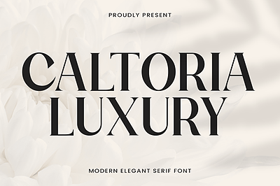 فونت انگلیسی کالتوریا لاکچری (Caltoria Luxury)