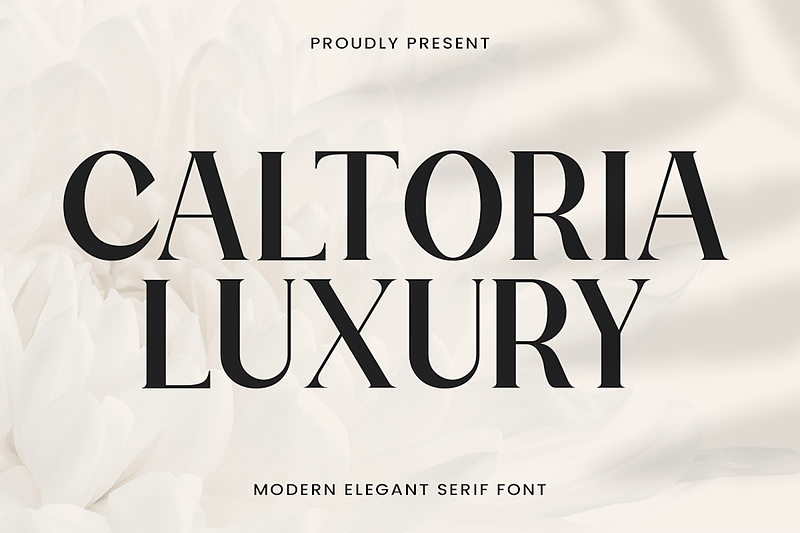 فونت انگلیسی کالتوریا لاکچری (Caltoria Luxury)